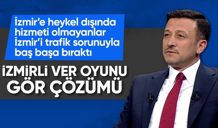 Hamza Dağ: Şu an en önemli sorun trafik İzmir’de