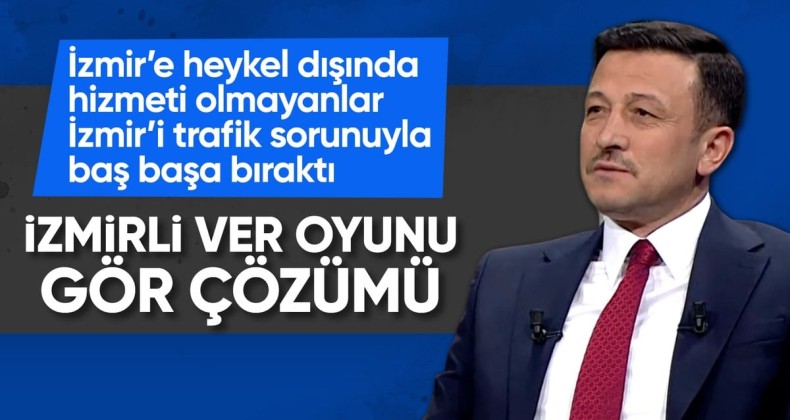 Hamza Dağ: Şu an en önemli sorun trafik İzmir’de