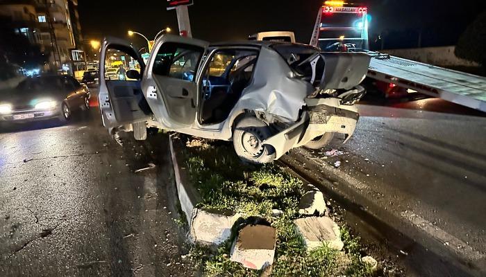 Hatay’daki iki otomobilin çarpışması sonucu 4 kişi yaralandı