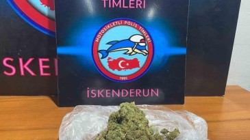 İskenderun’da 200 gram esrar bulunduran şüpheli yakalandı