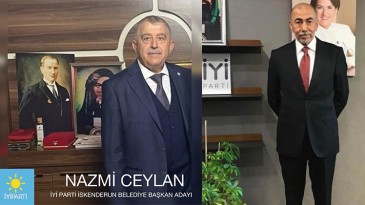 İyi Parti İskenderun Belediye Başkan adayı Nazmi Ceylan