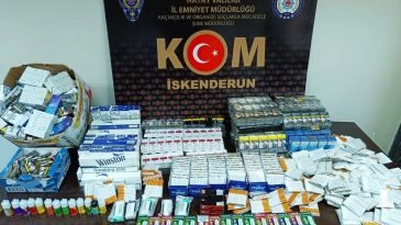 Bin 250 paket kaçak sigara ele geçirildi