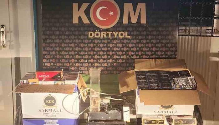 Hatay’da kaçak tütün operasyonu