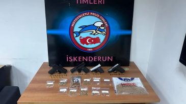 İskenderun’da 4 şüpheli gözaltına alındı