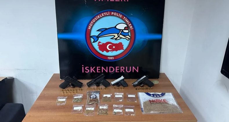 İskenderun’da 4 şüpheli gözaltına alındı