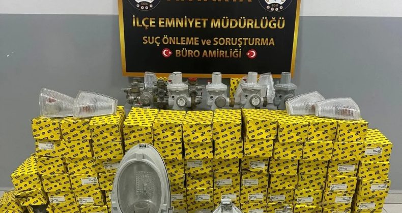 Hırsız yakalandı, malzemeler sahiplerine teslim edildi